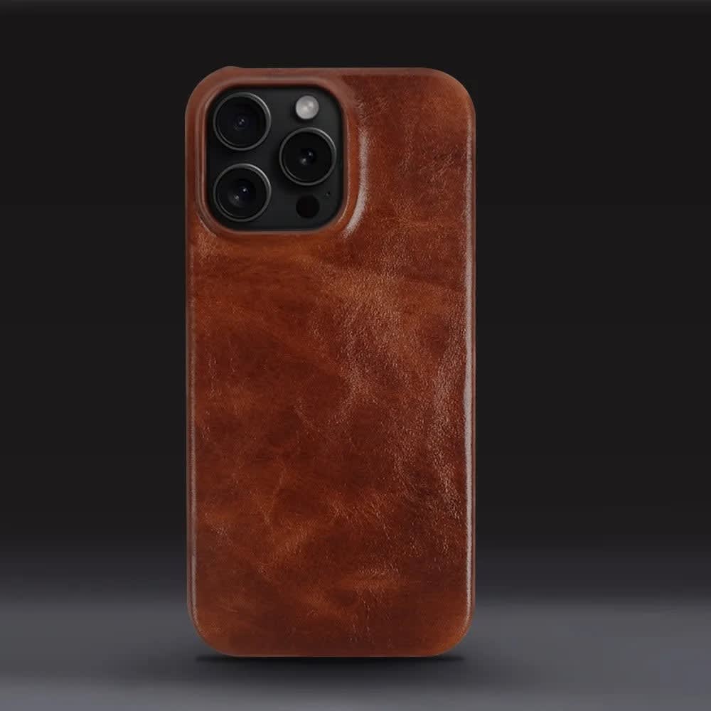 Men's Genuine Leather iPhone Case | Gregory_2