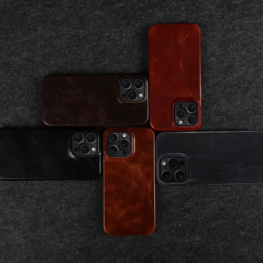 Men's Genuine Leather iPhone Case | Gregory_3