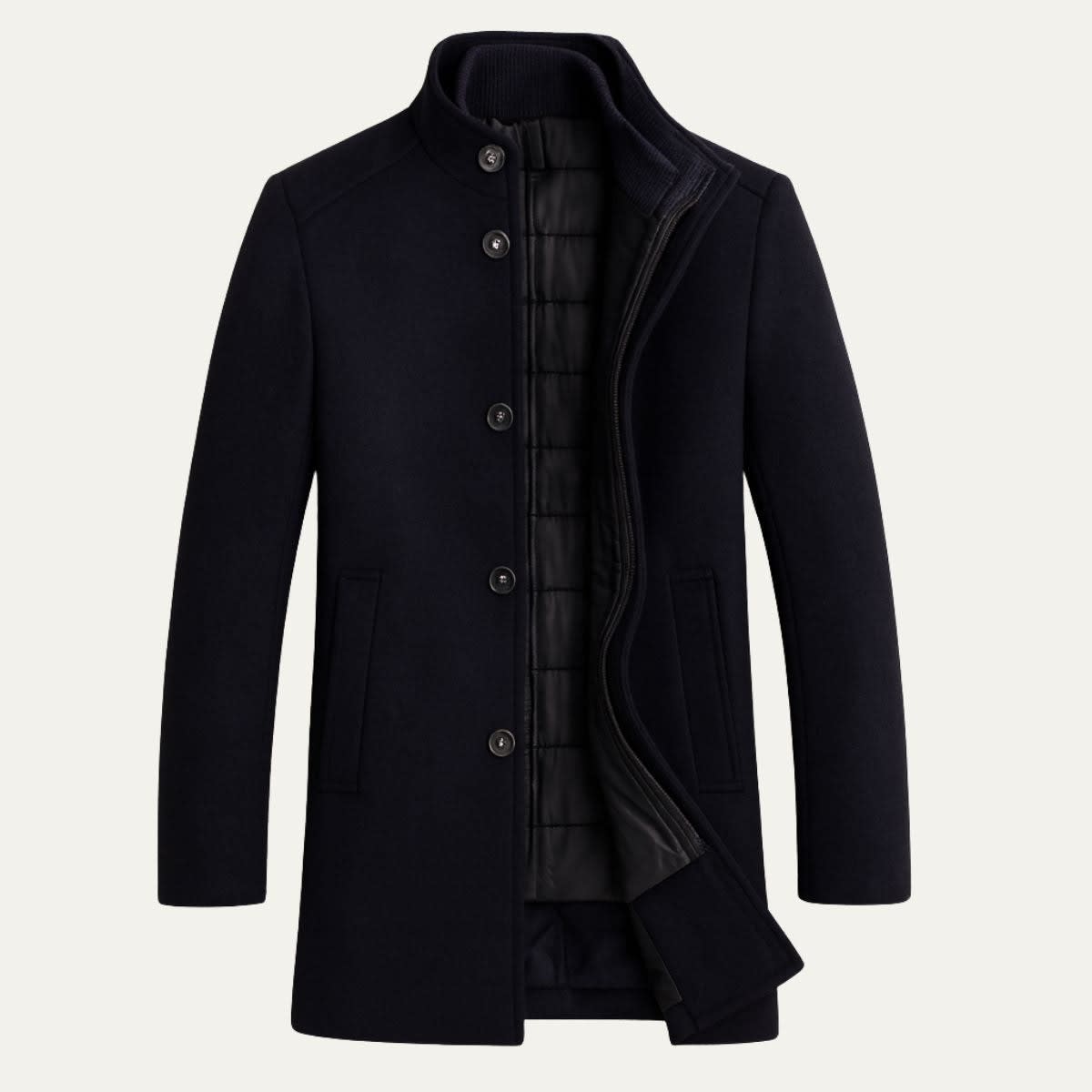 Men's Wool Blend Winter Coat | John_6