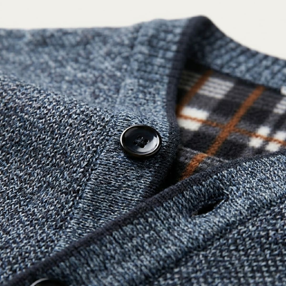 Men's Fleece Lined Knit Cardigan | Jacob_9