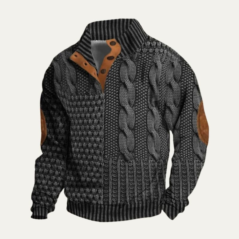 Men's Cable Knit Jumper | Lance_1