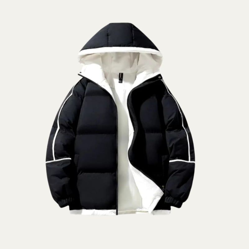 Men's Waterproof Hooded Puffer Jacket | Kevin_1