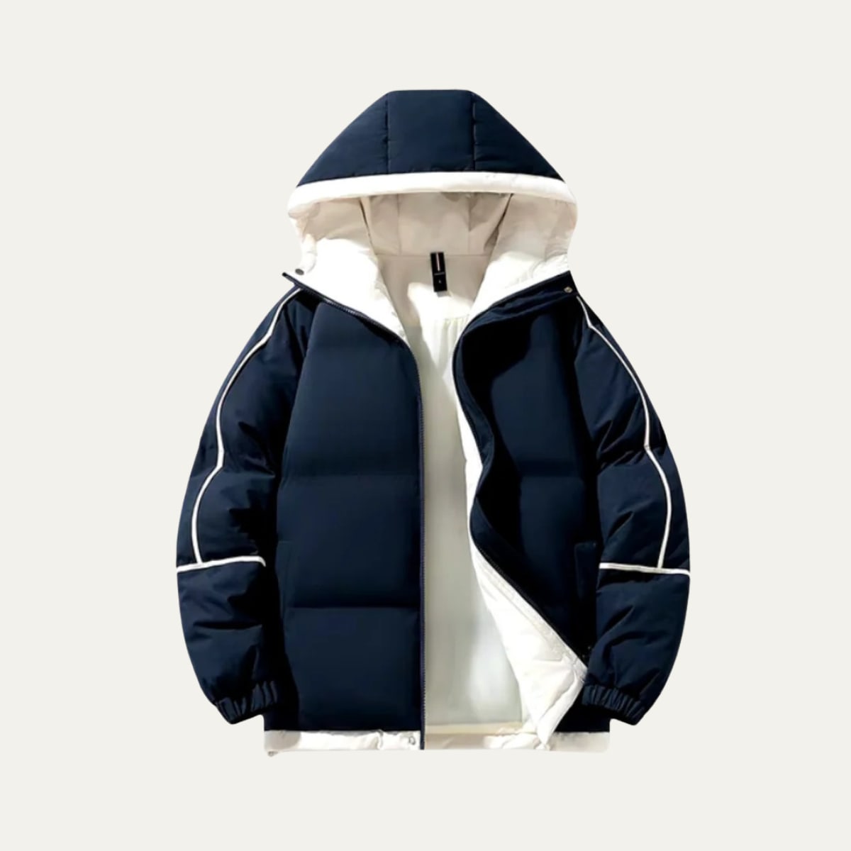 Men's Waterproof Hooded Puffer Jacket | Kevin_6
