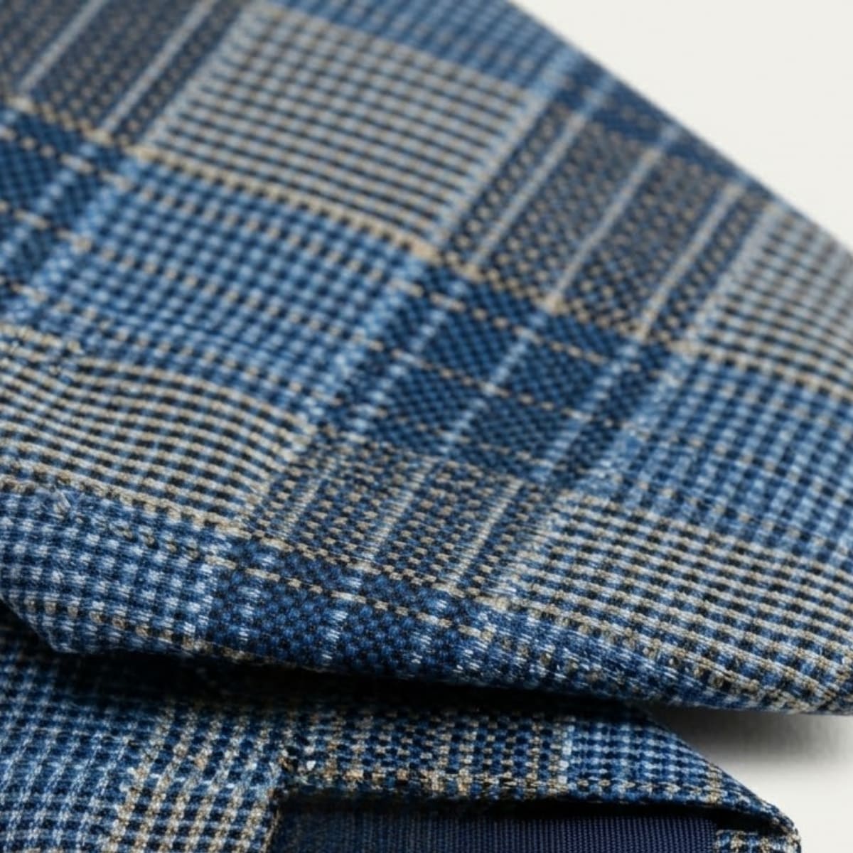 Men's Blue Checked Tie | David_5