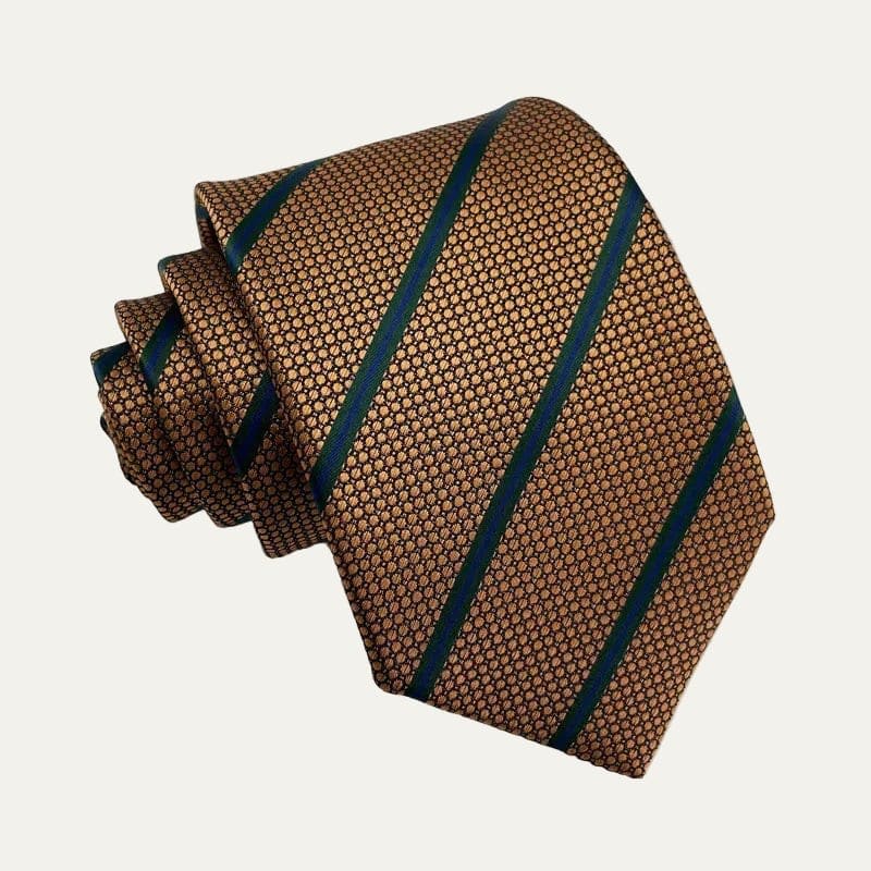 Men's Striped Jacquard Neck Tie | Casper_1