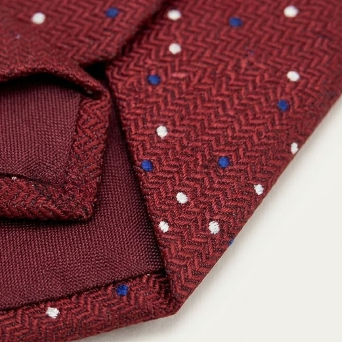 Men's Polka Dot Jacquard Tie | Gawain_5