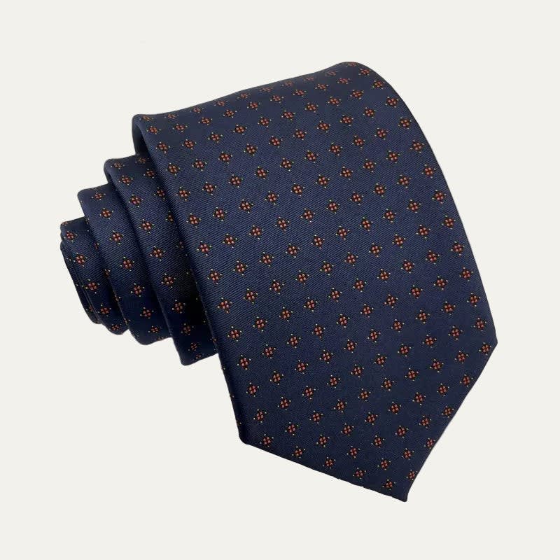 Men's Micro Dot Jacquard Tie | Eddie_1