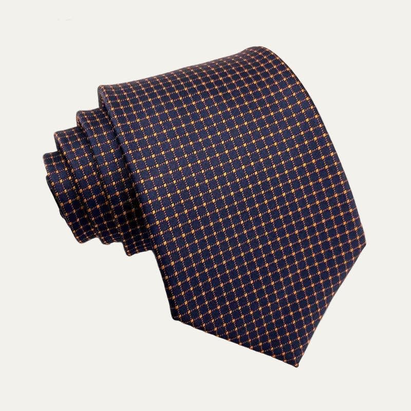 Men's Micro Check Jacquard Tie | Gerallt_1