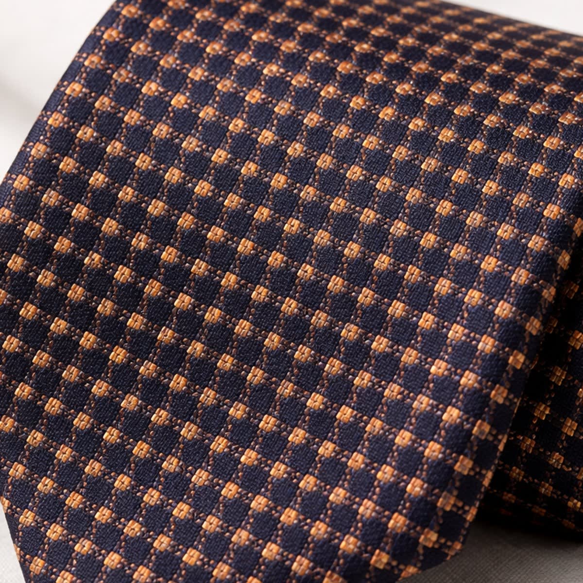 Men's Micro Check Jacquard Tie | Gerallt_3