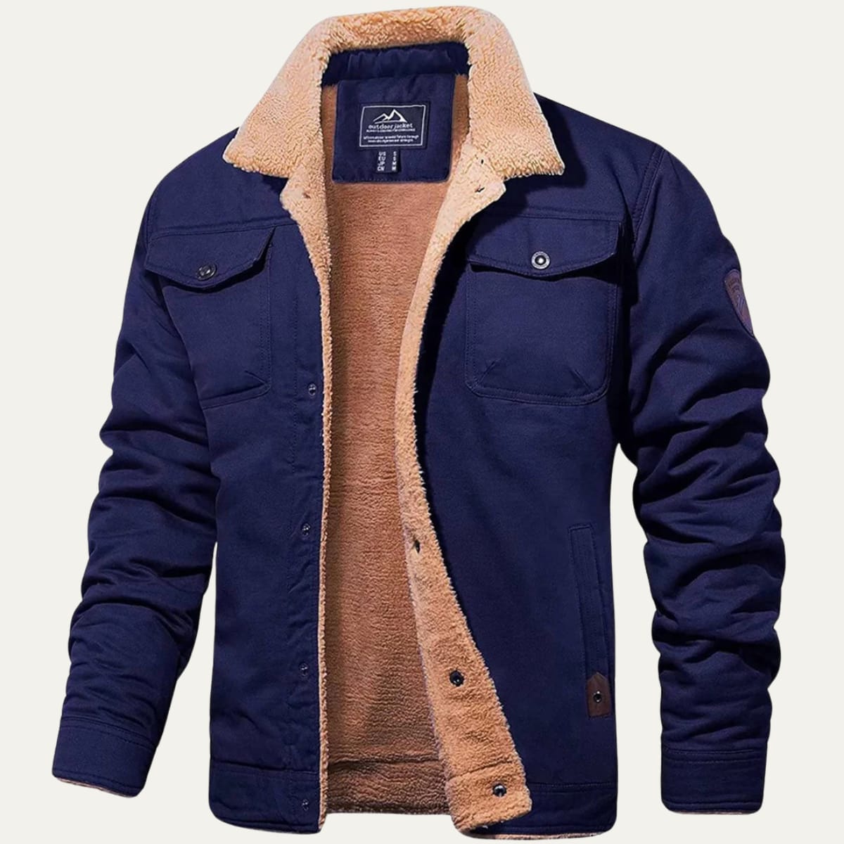 Men's Fleece Lined Cotton Jacket | Malachy_7