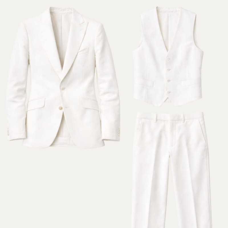 Men's Slim Fit Three-Piece Suit | Cadfael_1