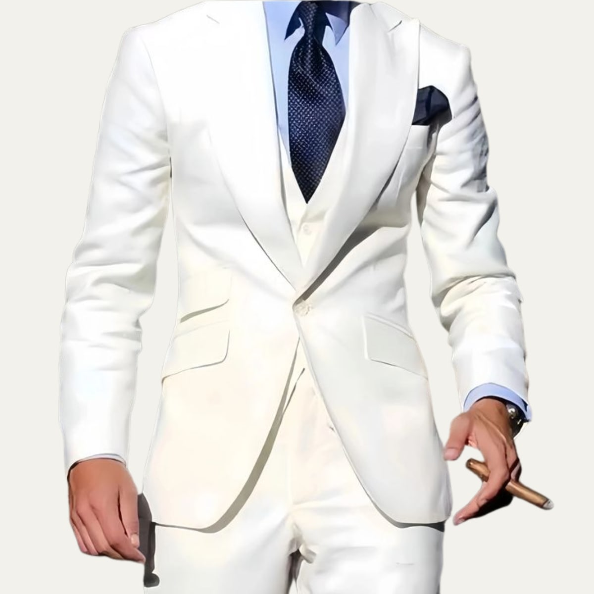 Men's Slim Fit Three-Piece Suit | Cadfael_2