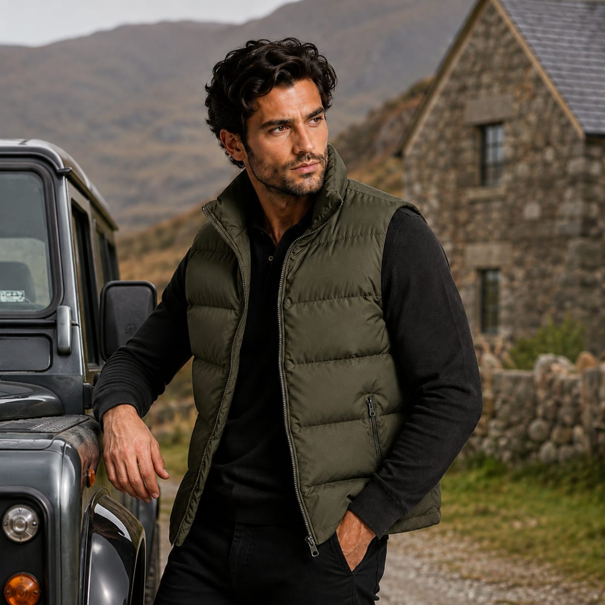 Men's Quilted Puffer Gilet | Jeffrey_14