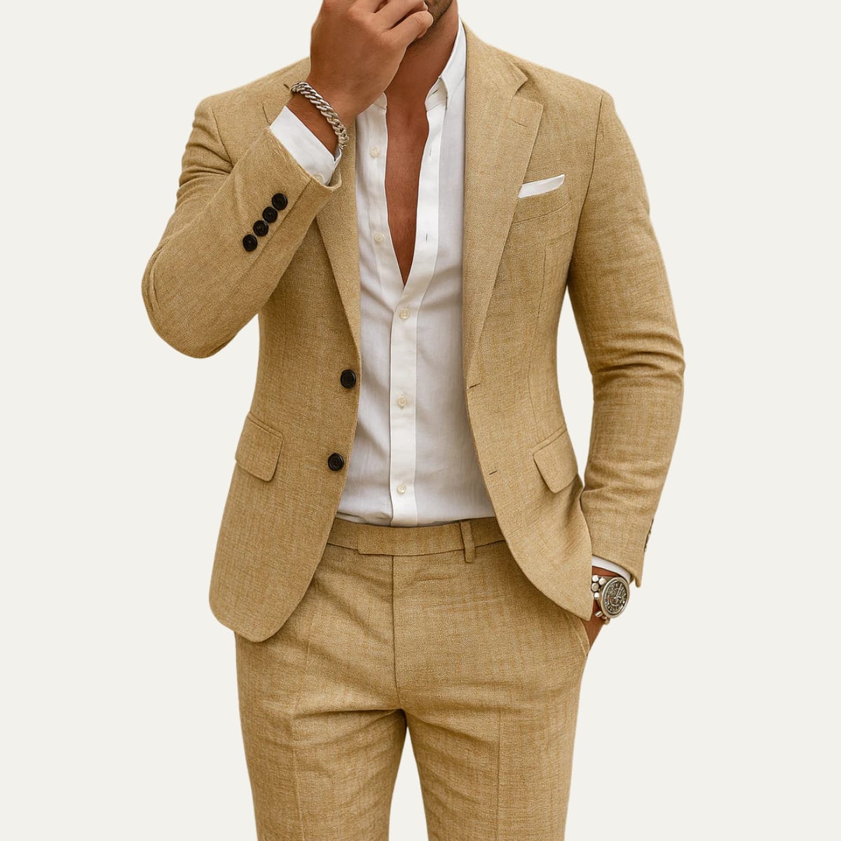 Men's Slim Fit Wedding Suit | Brychan_3
