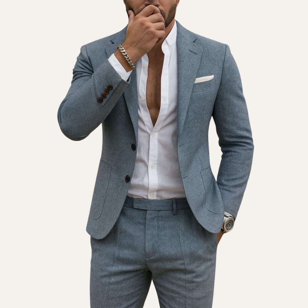 Men's Slim Fit Wedding Suit | Brychan_5