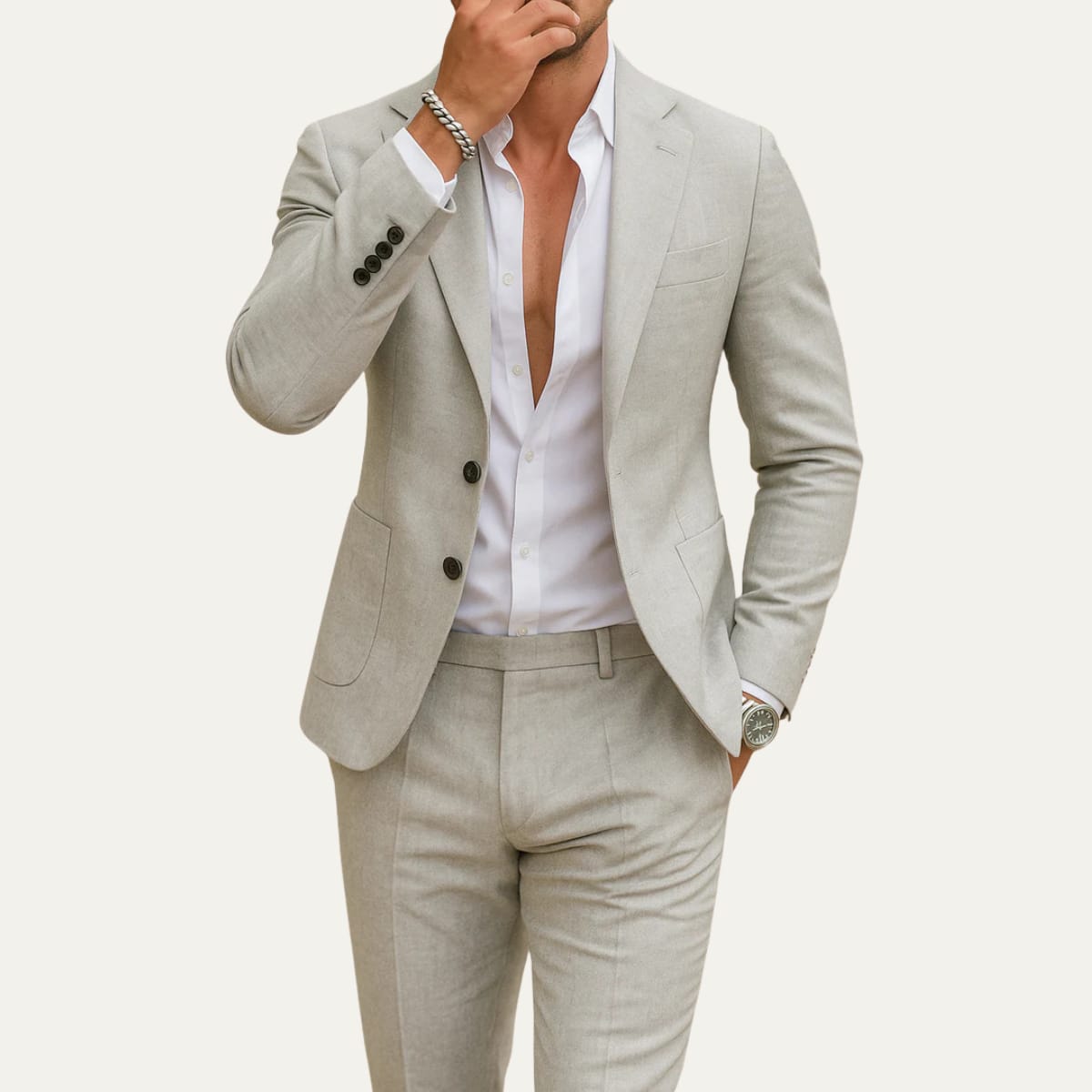 Men's Slim Fit Wedding Suit | Brychan_6