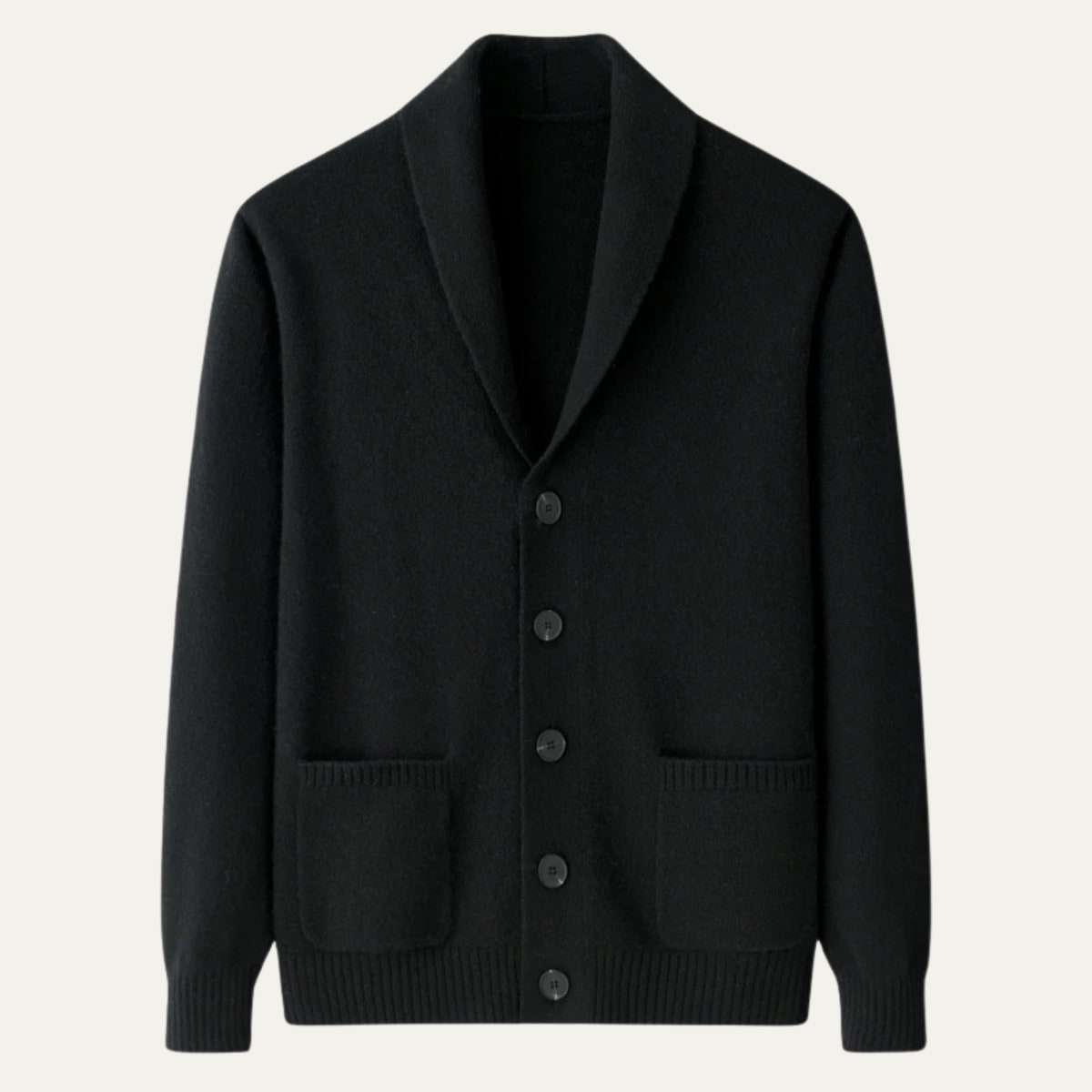 Men's Cashmere Shawl Collar Cardigan | Lucian_4