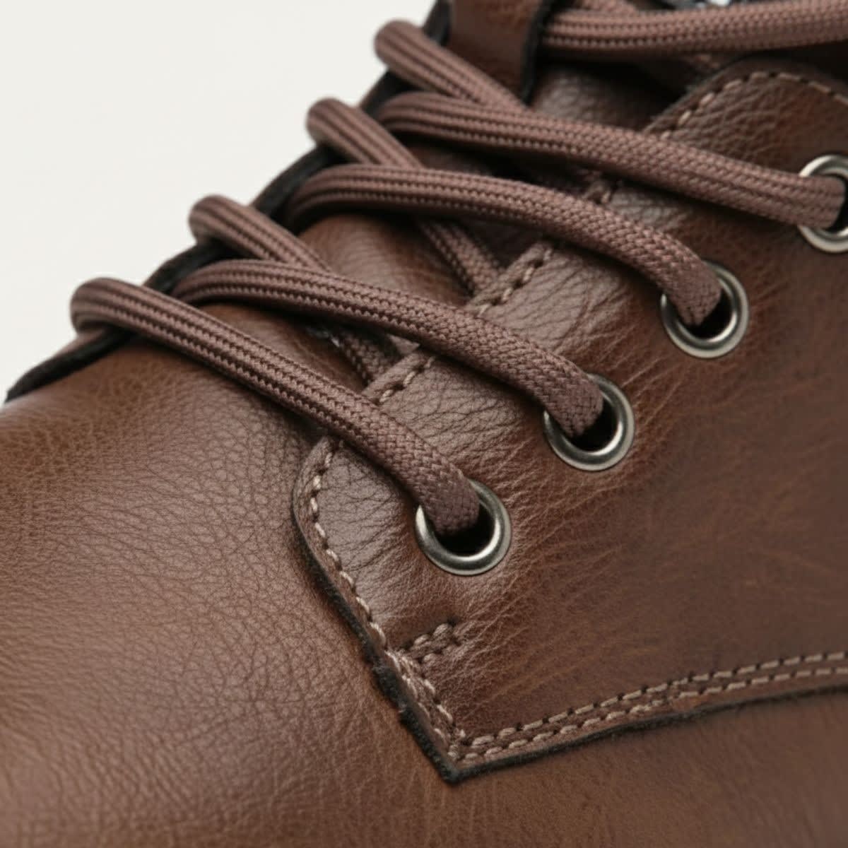 Men's Leather Lace Up Ankle Boots | Meical_4