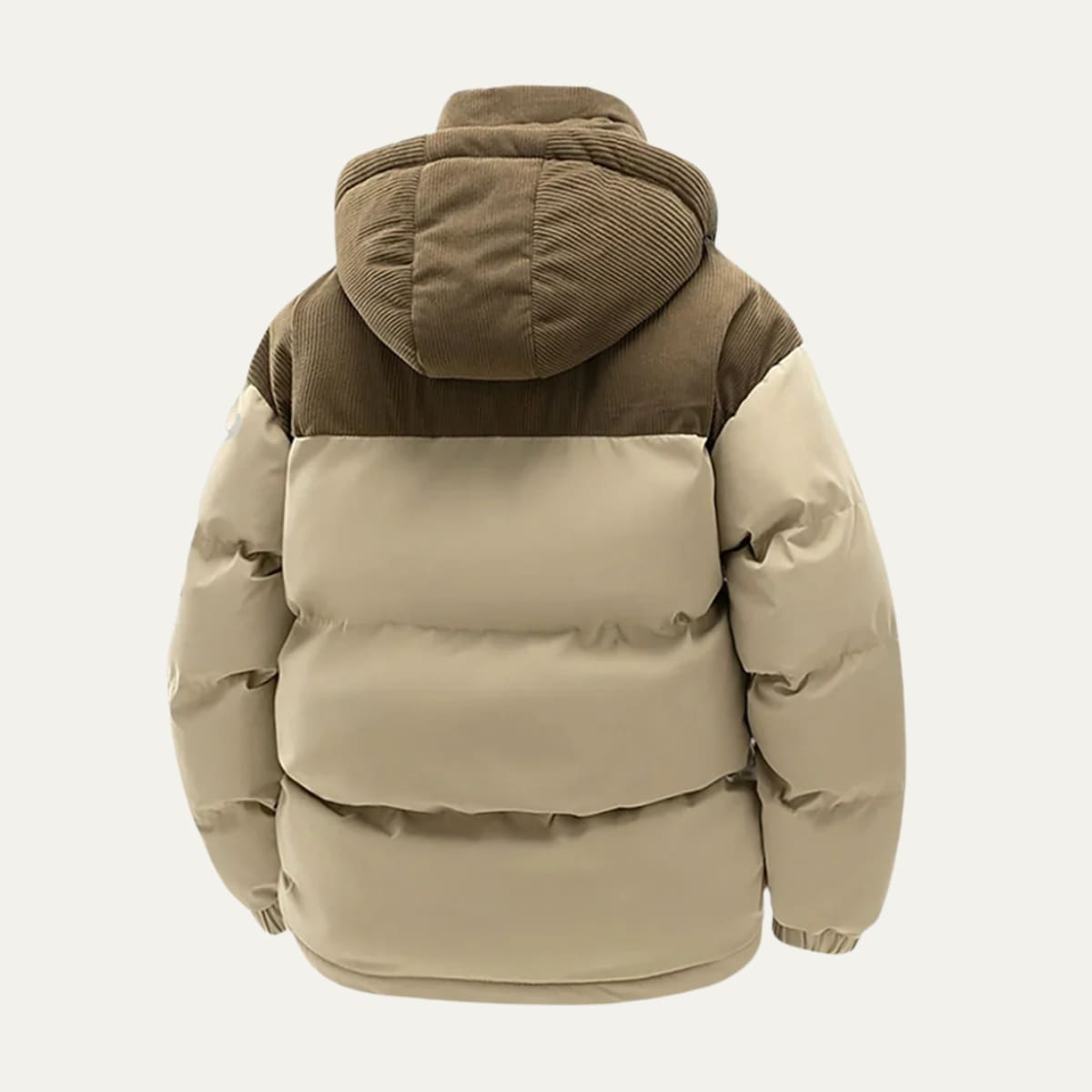 Men's Corduroy Trim Puffer Jacket | Jeremy_5