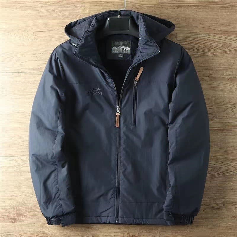 Men's Water Resistant Hooded Jacket | Theodore_1