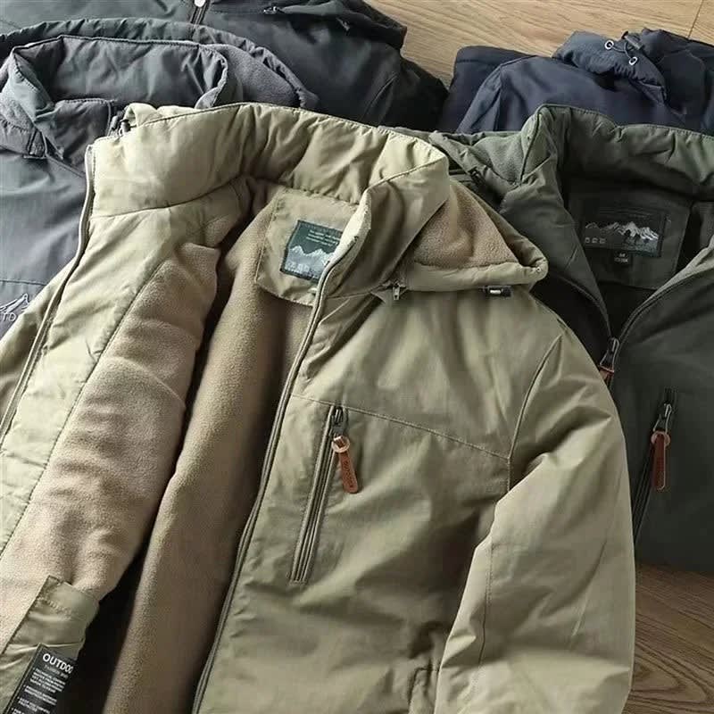 Men's Water Resistant Hooded Jacket | Theodore_11