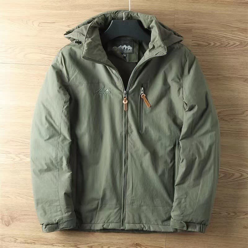 Men's Water Resistant Hooded Jacket | Theodore_5