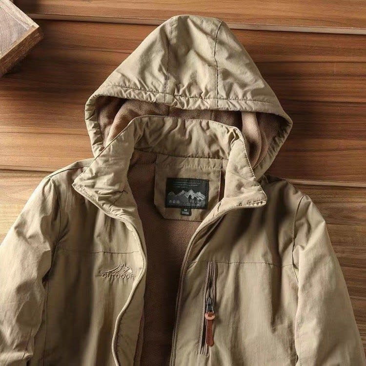 Men's Water Resistant Hooded Jacket | Theodore_8