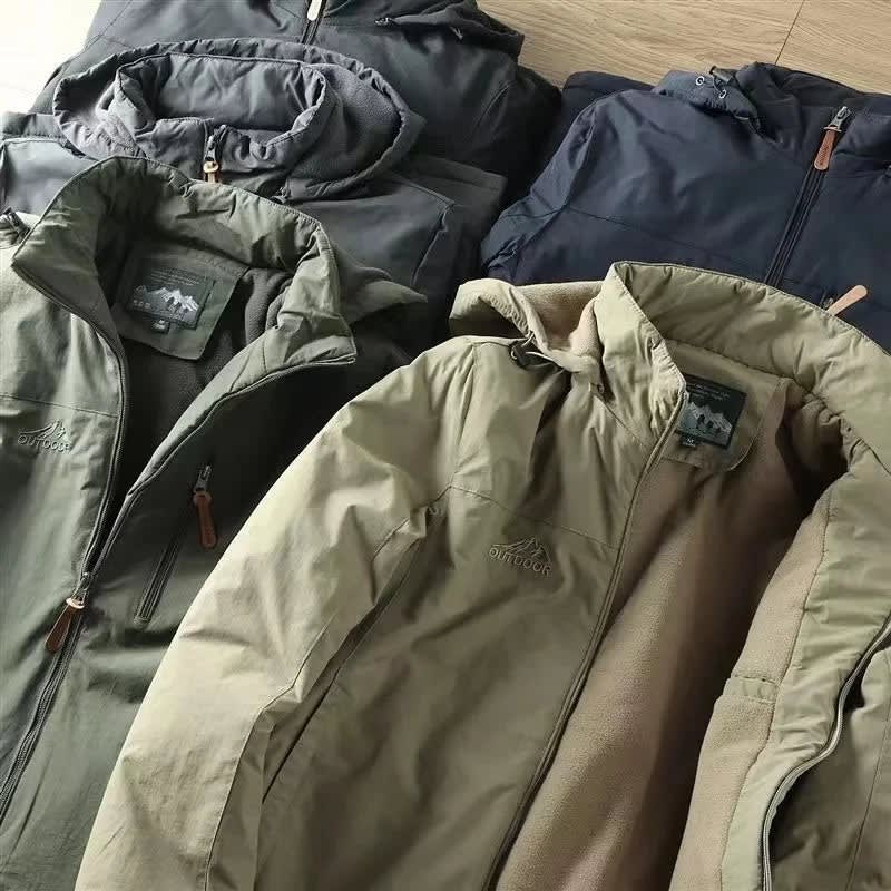 Men's Water Resistant Hooded Jacket | Theodore_9