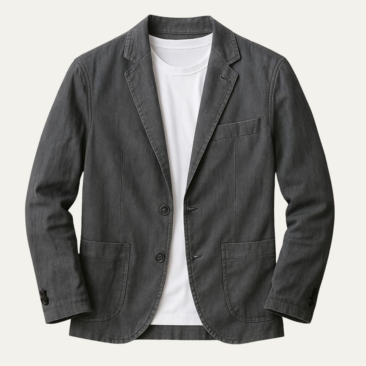 Men's Lightweight Linen Blazer | Uilleam_3