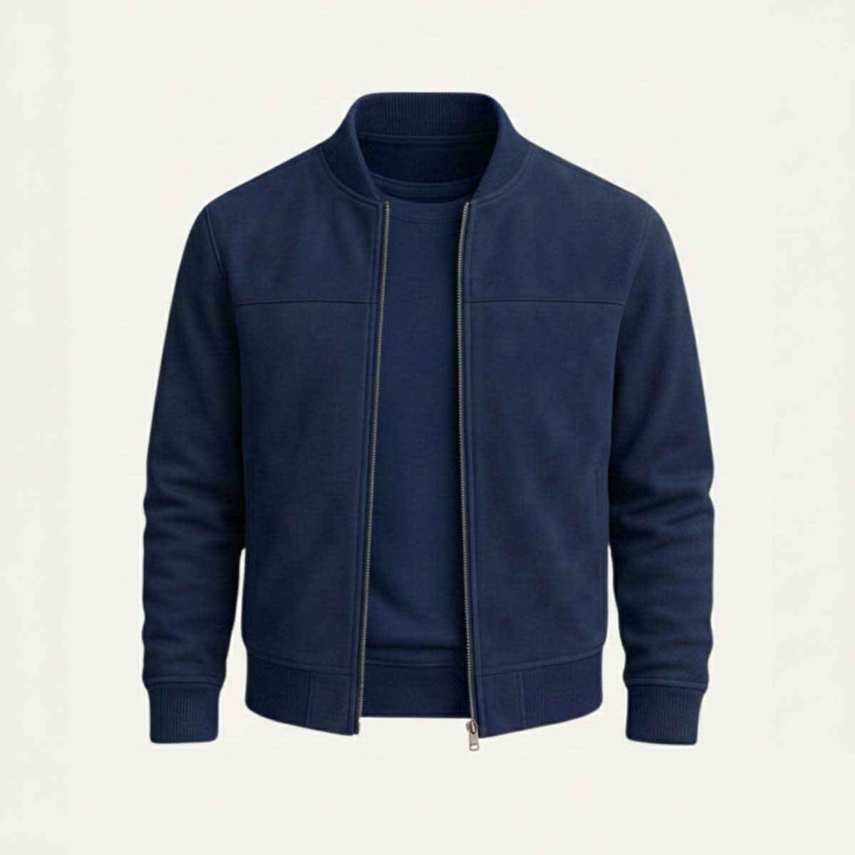Men's Faux Suede Bomber Jacket | Lewis_8