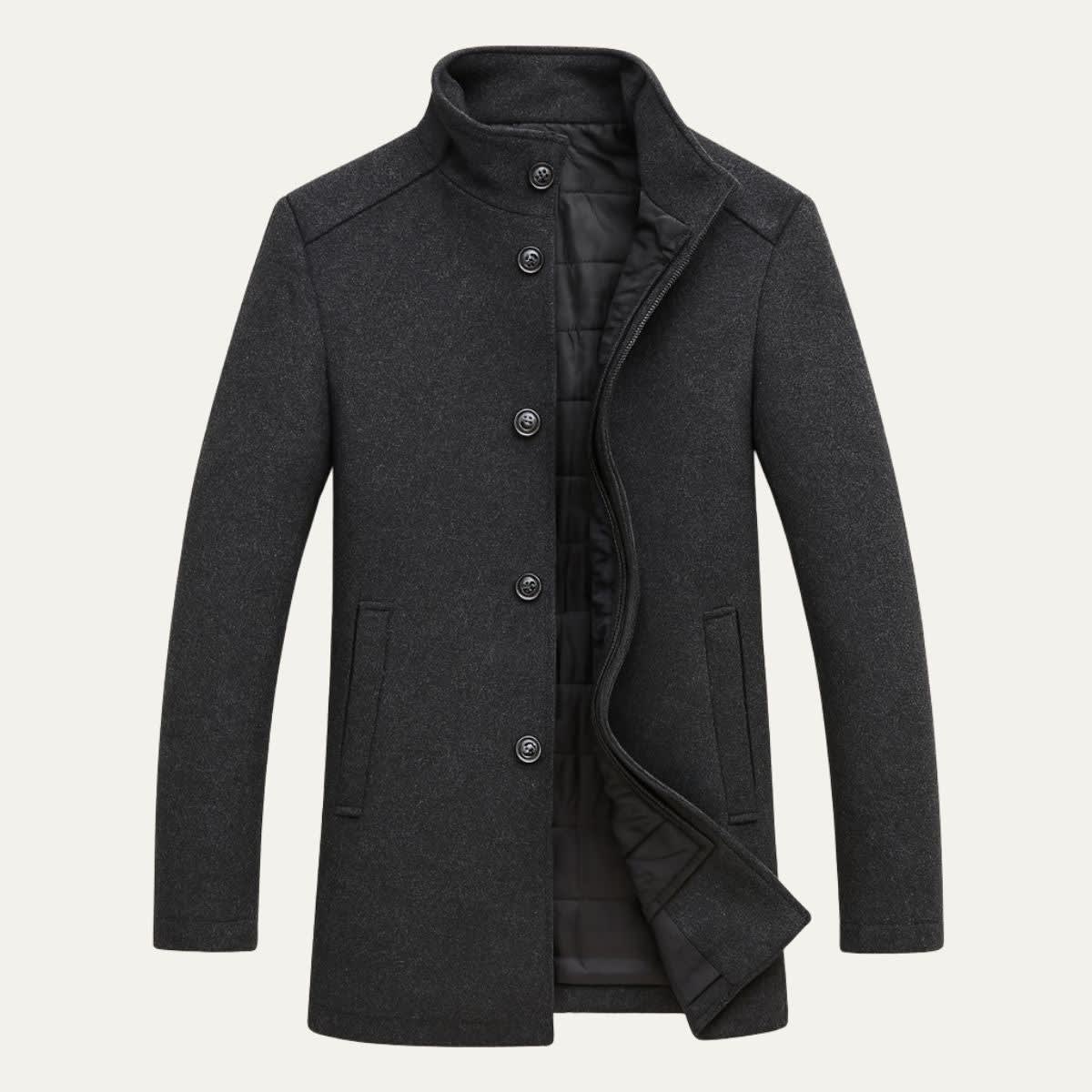 Men's Wool Blend Winter Coat | Laurence_8