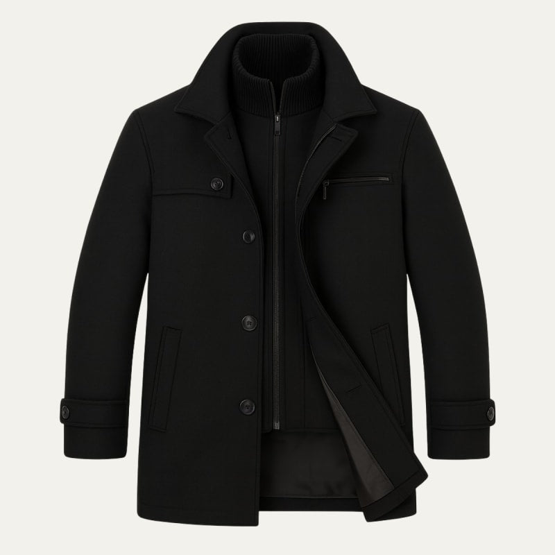 Men's Insulated High Collar Winter Coat | Mervyn_1