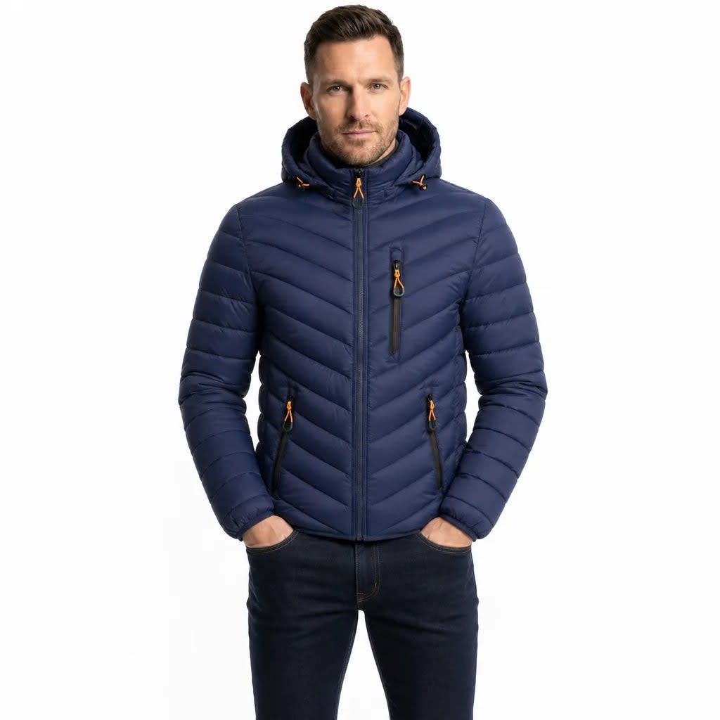 Men's Quilted Hooded Puffer Jacket | Charlie_3