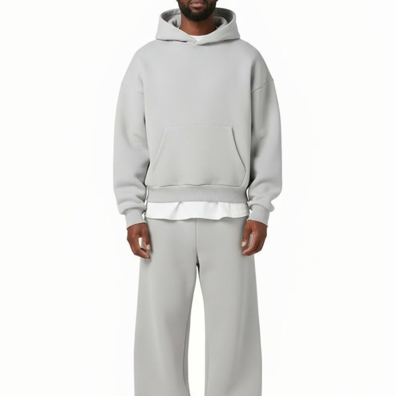 Men's Hooded Straight Leg Jogger Set | Seth_1
