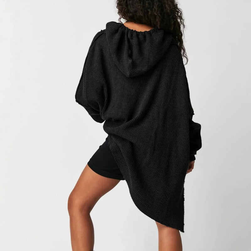 Women's Oversized Waffle Knit Jumper | Gracie_10