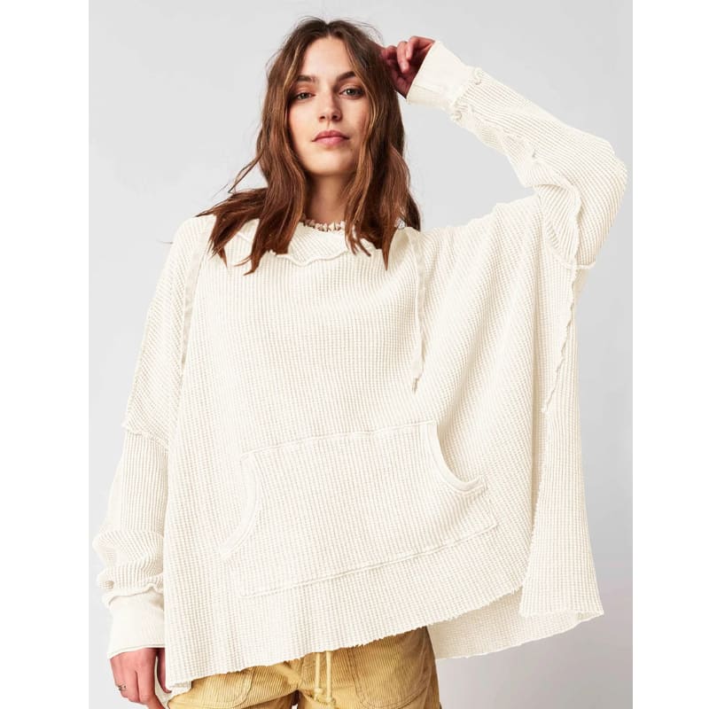 Women's Oversized Waffle Knit Jumper | Gracie_4