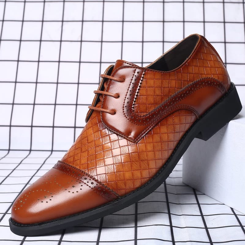 Men's Italian Leather Brogue Shoes | Phelan_1