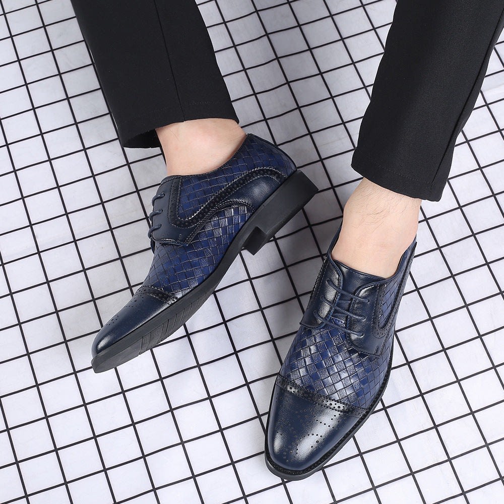 Men's Italian Leather Brogue Shoes | Phelan_8