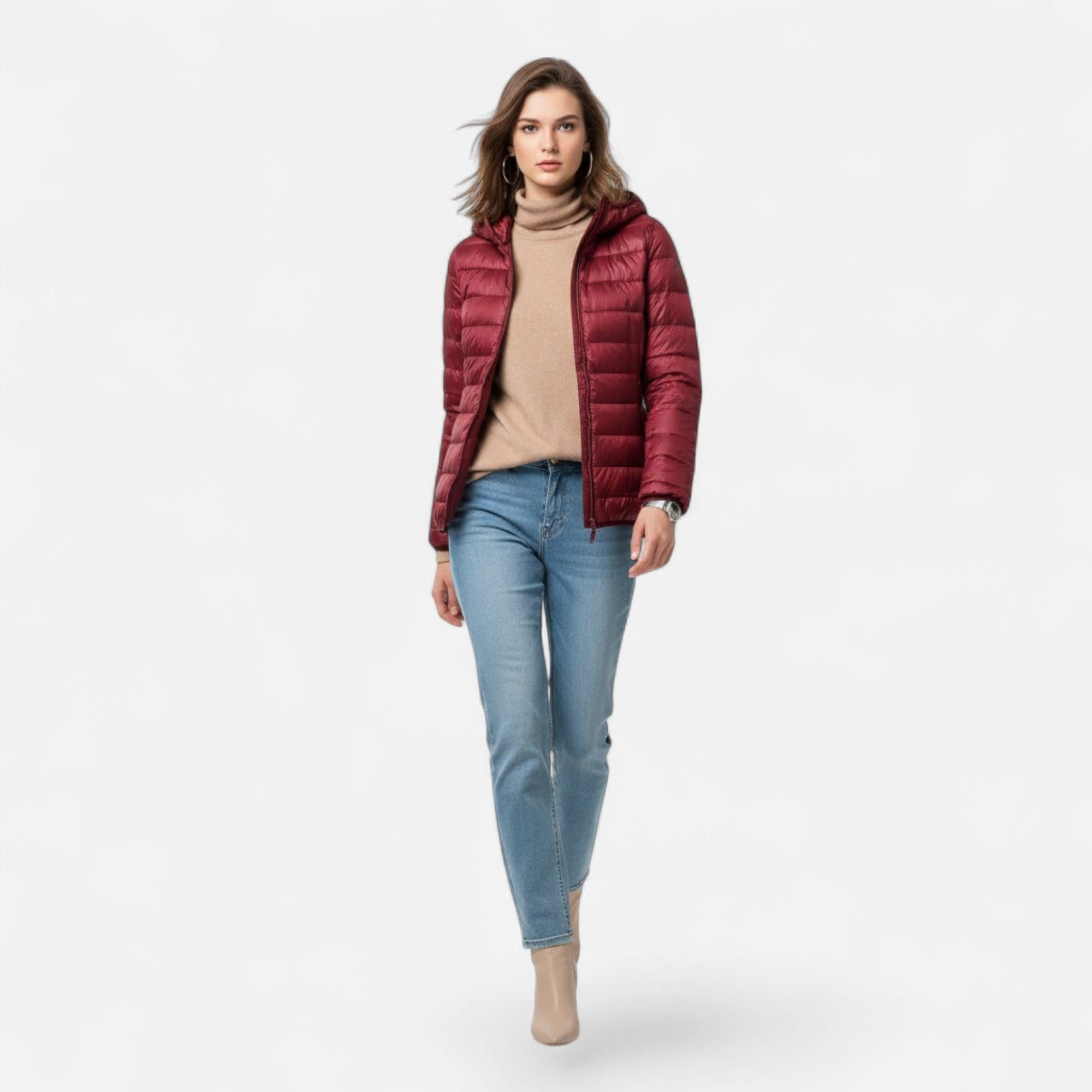Women's Down Filled Hooded Jacket | Eliza_14