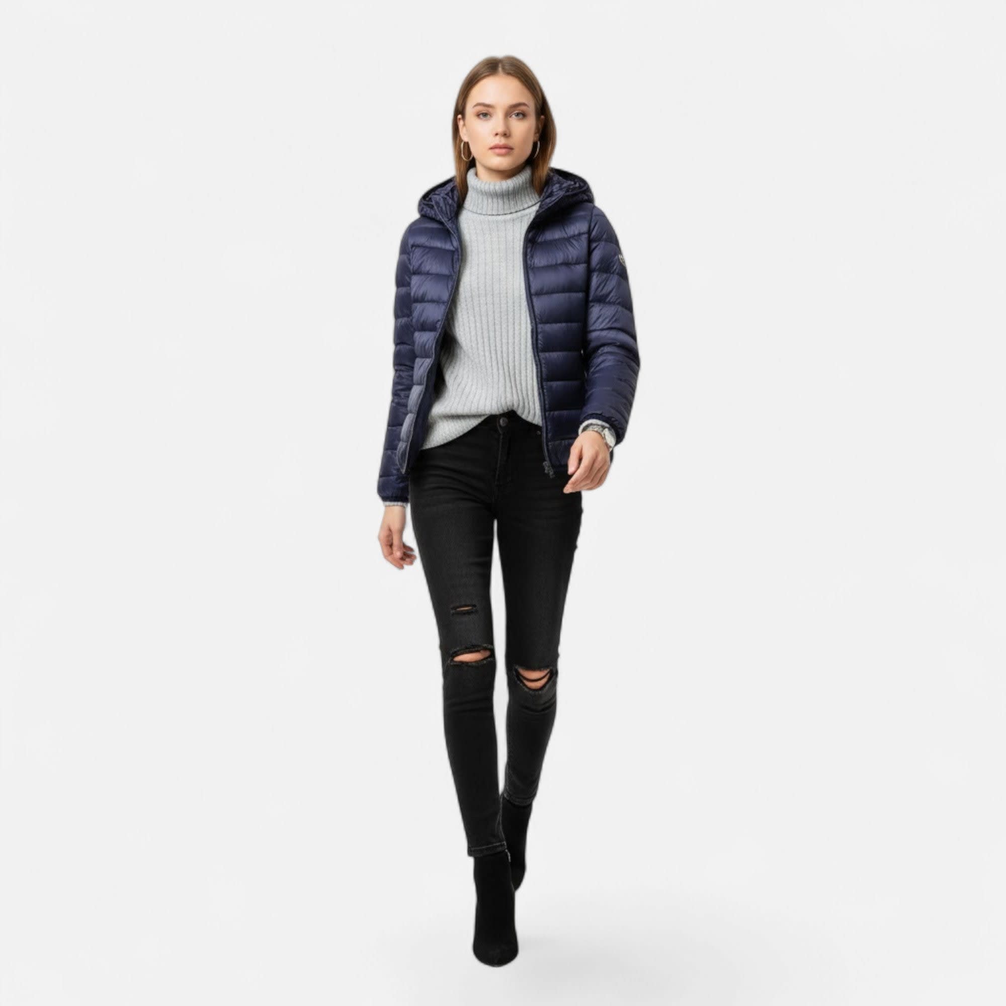 Women's Down Filled Hooded Jacket | Eliza_5