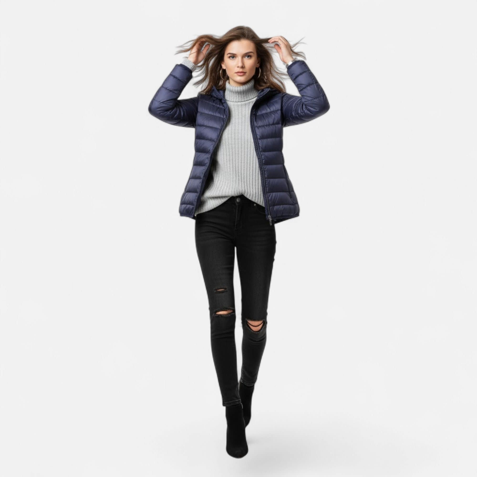 Women's Down Filled Hooded Jacket | Eliza_6