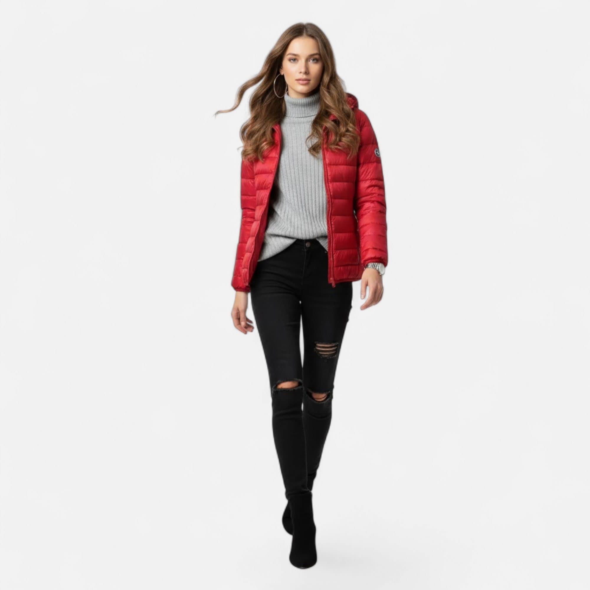 Women's Down Filled Hooded Jacket | Eliza_8