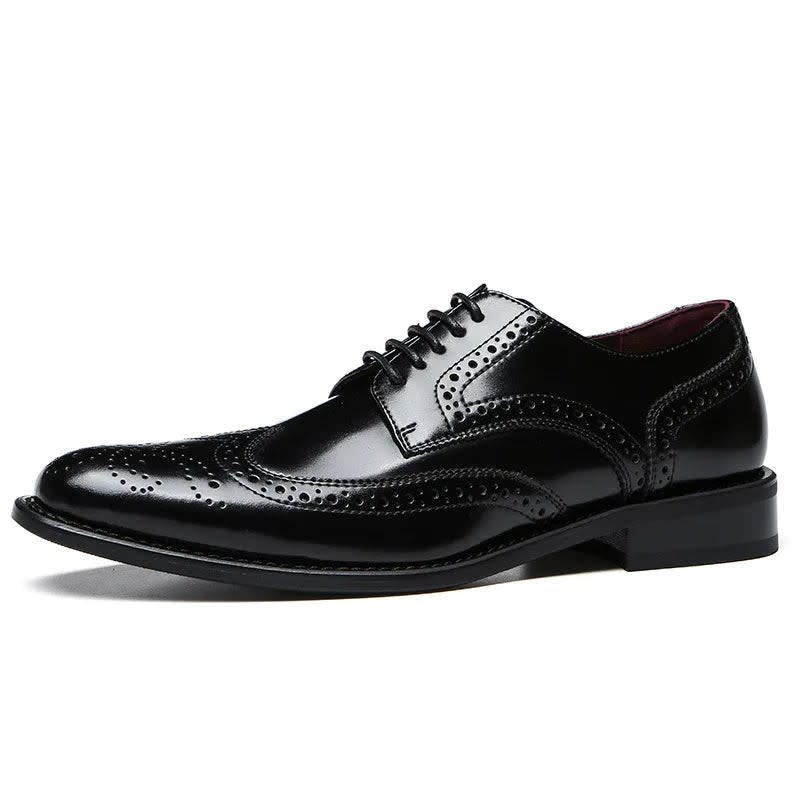 Men's Leather Wingtip Brogue Shoes | Gruffydd_10