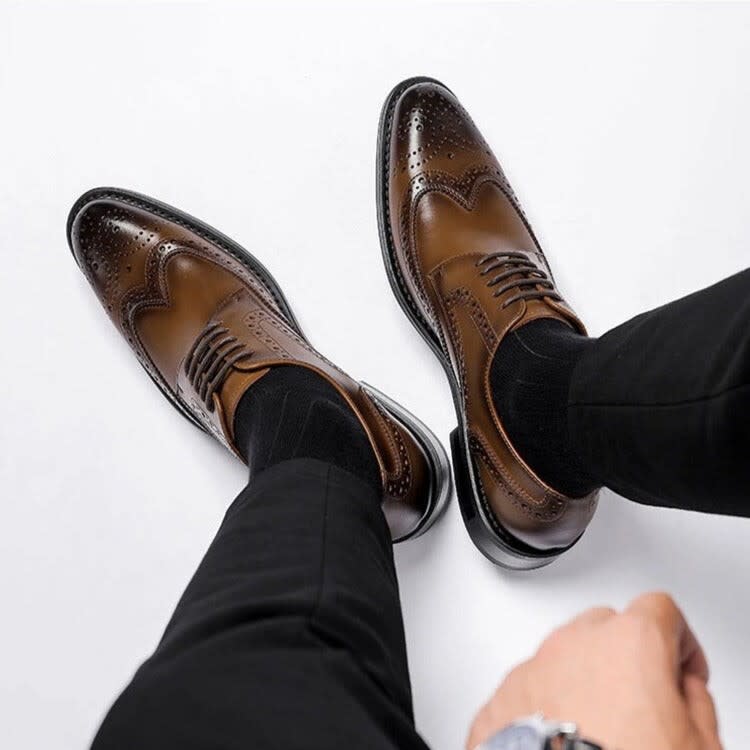Men's Leather Wingtip Brogue Shoes | Gruffydd_3