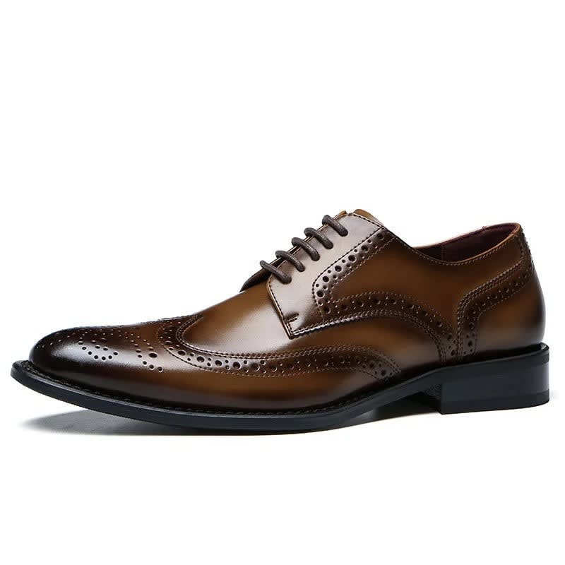 Men's Leather Wingtip Brogue Shoes | Gruffydd_8
