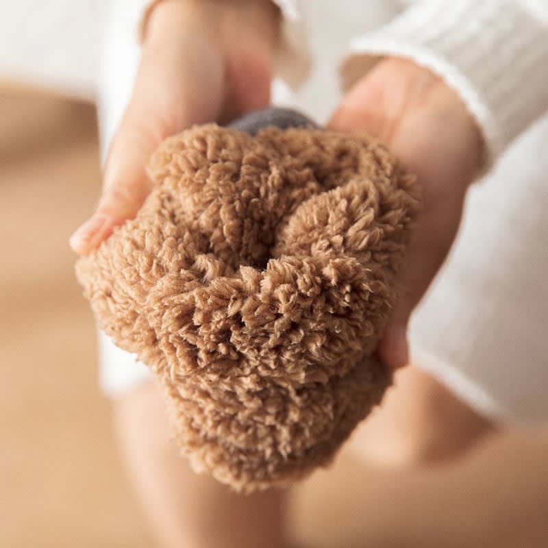 Women's Fleece Lined Knitted Slipper Socks | Beverley_13
