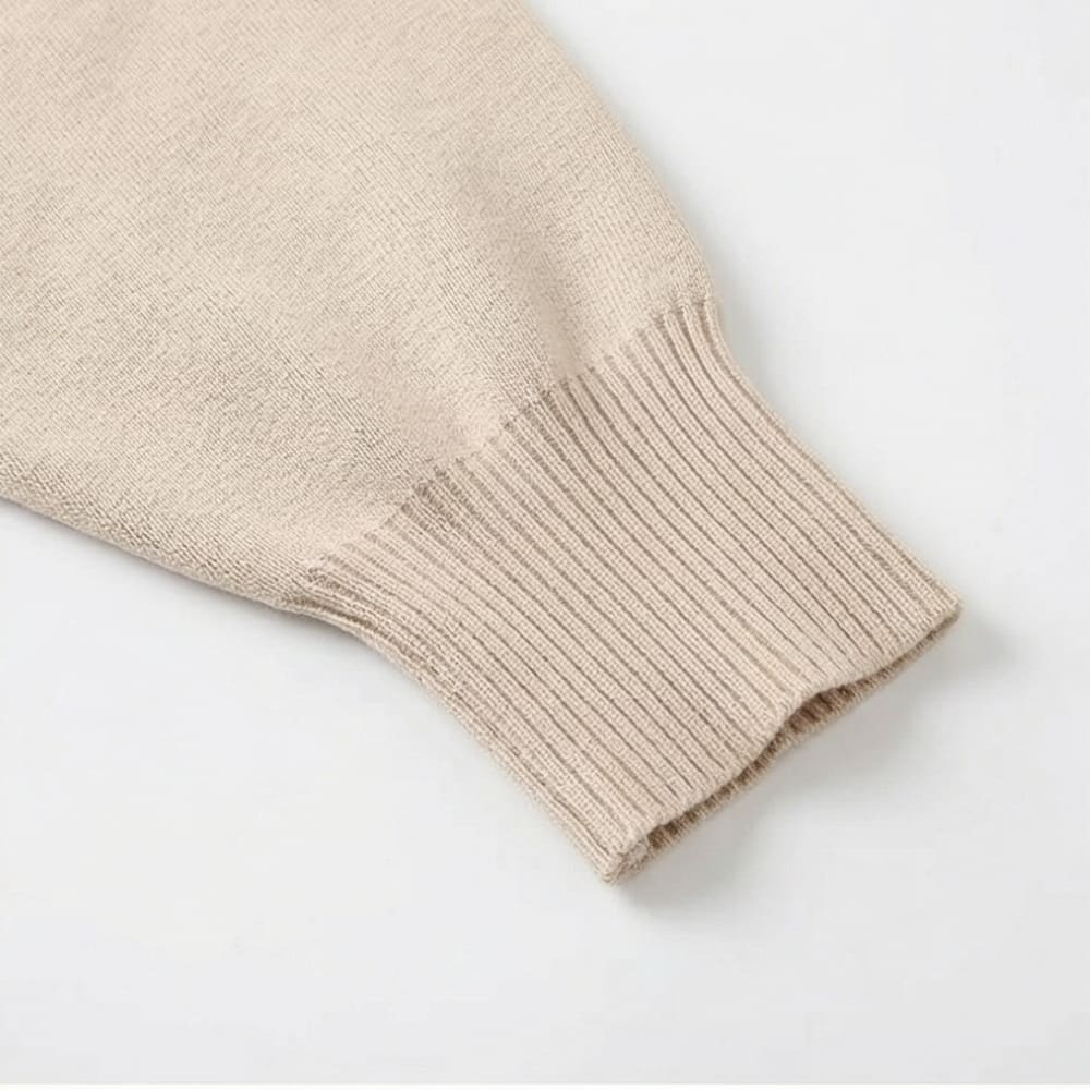Women's Asymmetric Knit Wide Leg Set | Loretta_10