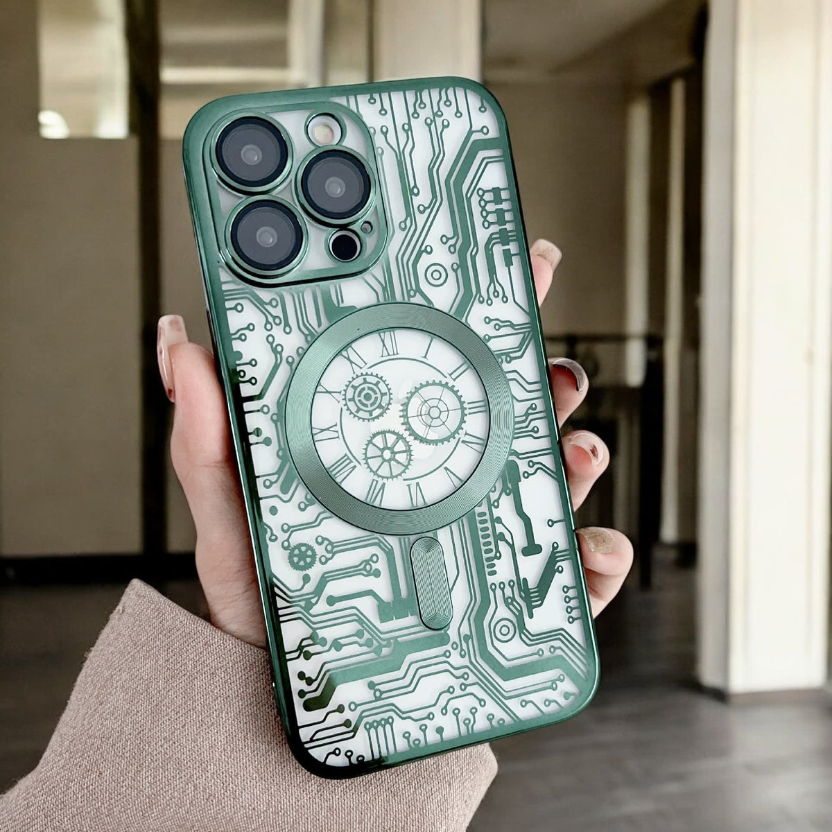 Men's Circuit Board MagSafe iPhone Case | Jason_6