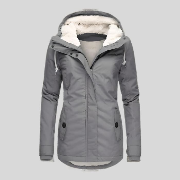 Women's Waterproof Fleece-Lined Rain Jacket | Delyth_5