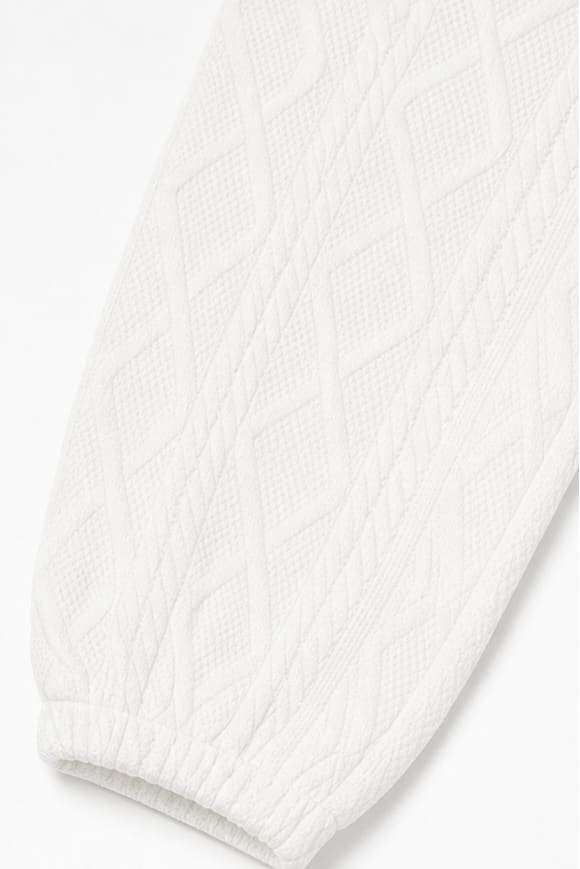 Women's Cable Knit Jumper Jogger Set | Rochelle_10